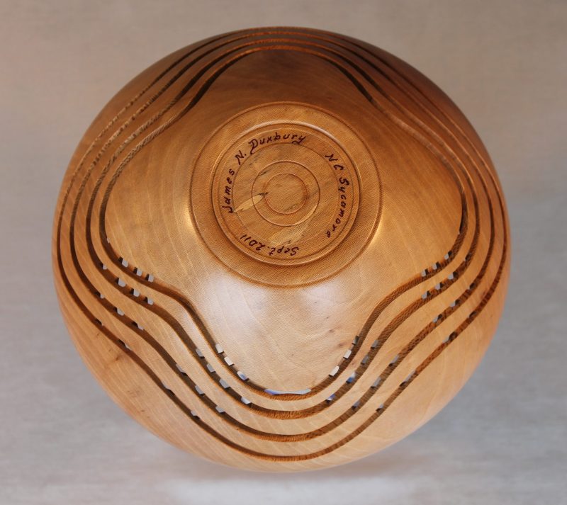 11 Inch Sycamore Bowl Outside